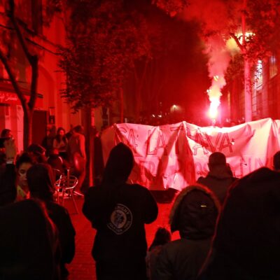 Manifestation de soutien au squat Ca La Trava