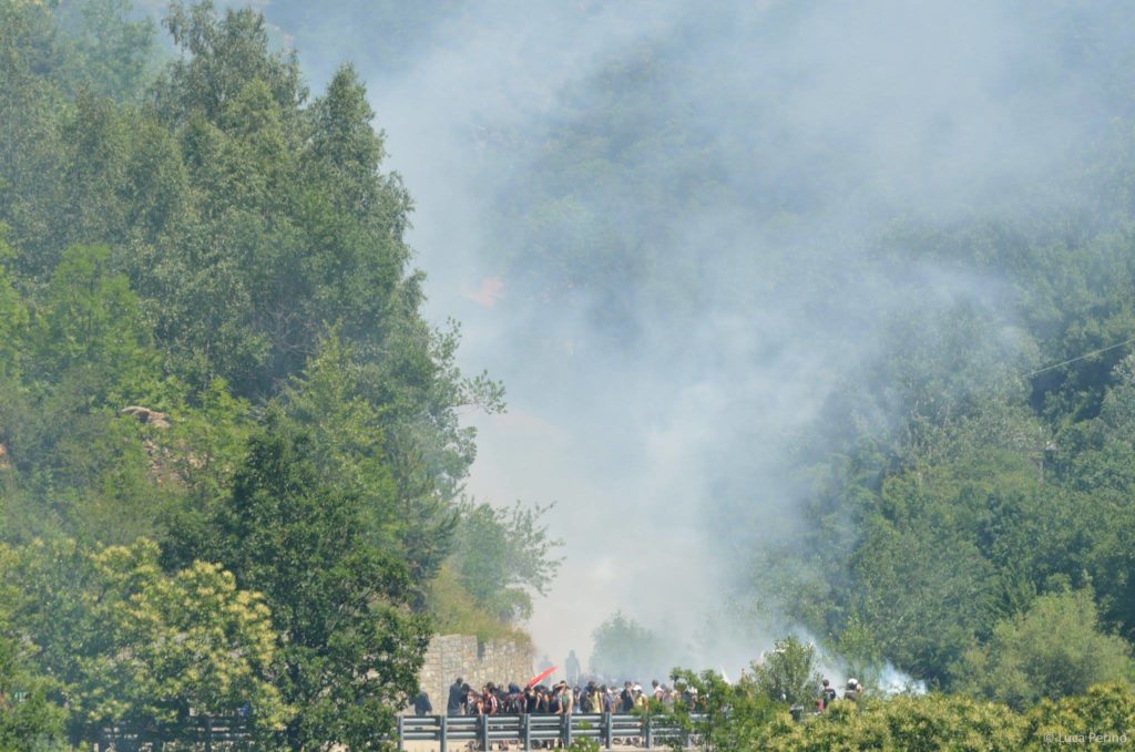 28 juin 2015: le Valsusa noyé de gaz lacrymogènes