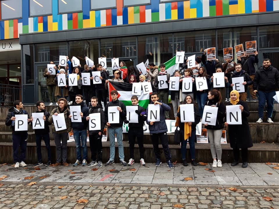 Mobilisation à l'ULB pour Mustapha Awad Mobilisation à l'ULB pour Mustapha Awad