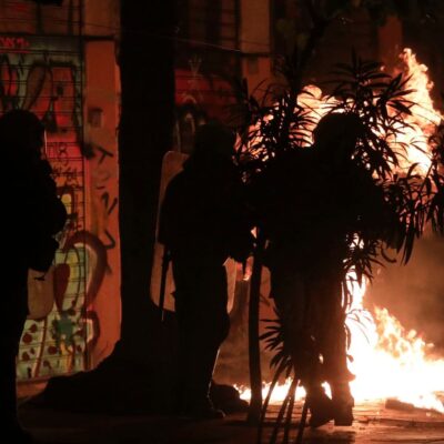 Les affrontements de la nuit de samedi à dimanche, à Exarchia