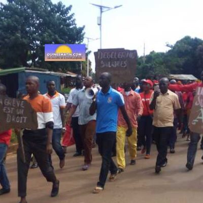 Le début de la manifestation de samedi