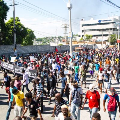 Manifestation dimanche à Haïti