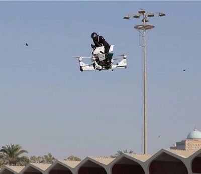 Un Hoverbike de la police de Dubaï