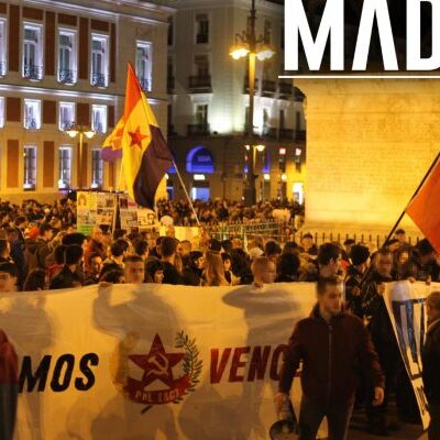 Rassemblement à Madrid en soutien au PML(RC)