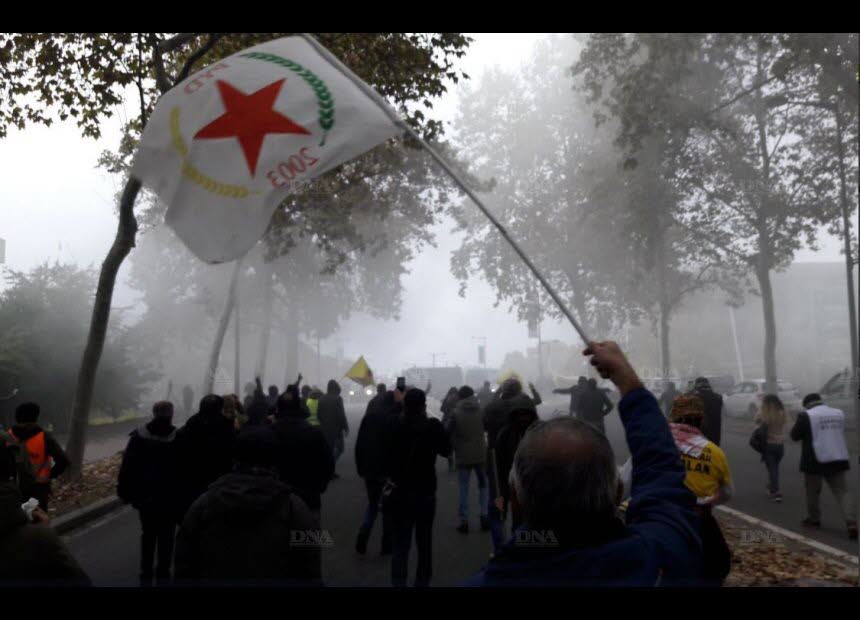 Manifestation du 6 novembre en soutien à Ocalan (Strasbourg)