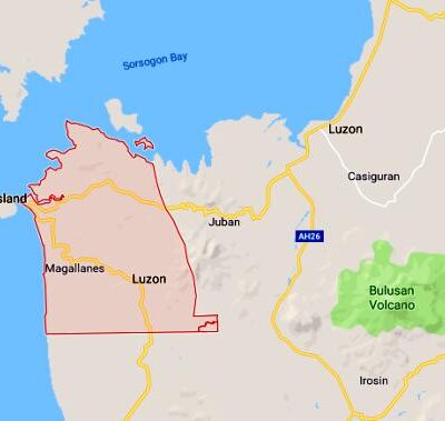 La villze de Magallanes (à Sorsogon)