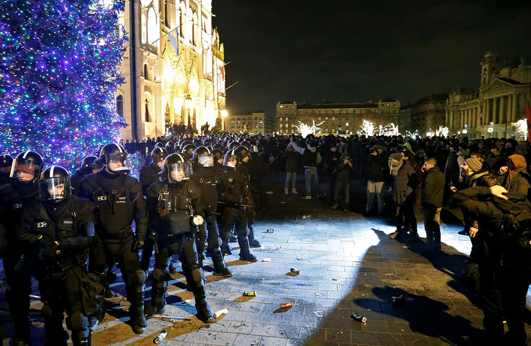 Affrontements à Budapest hier jeudi