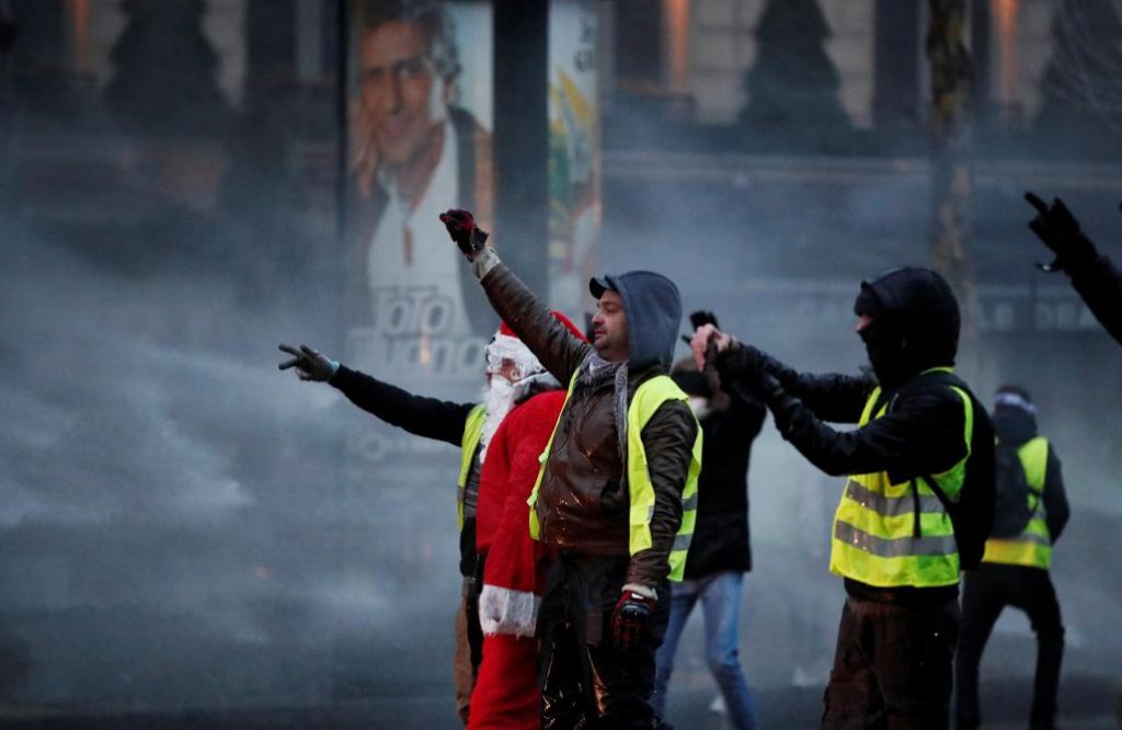Sur les Champs-elysées ce samedi