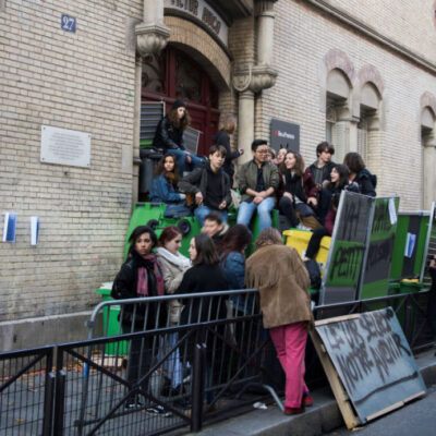 Un blocage lycéen (archive)