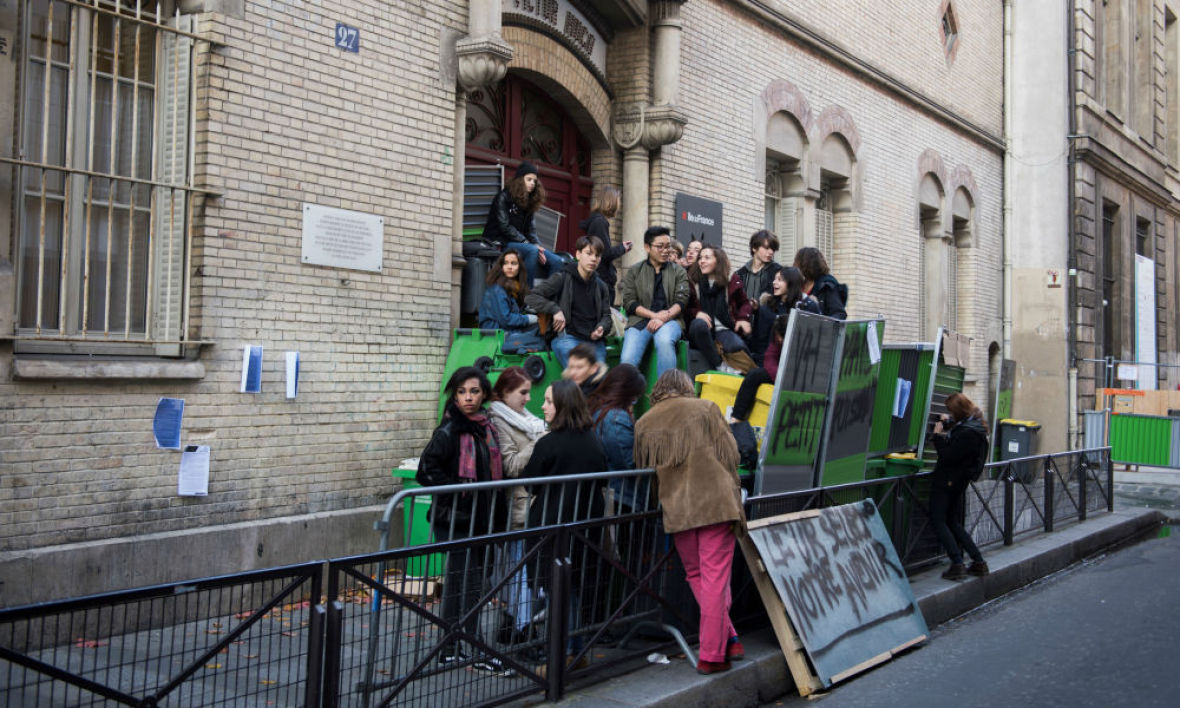 Un blocage lycéen (archive) Un blocage lycéen (archive)