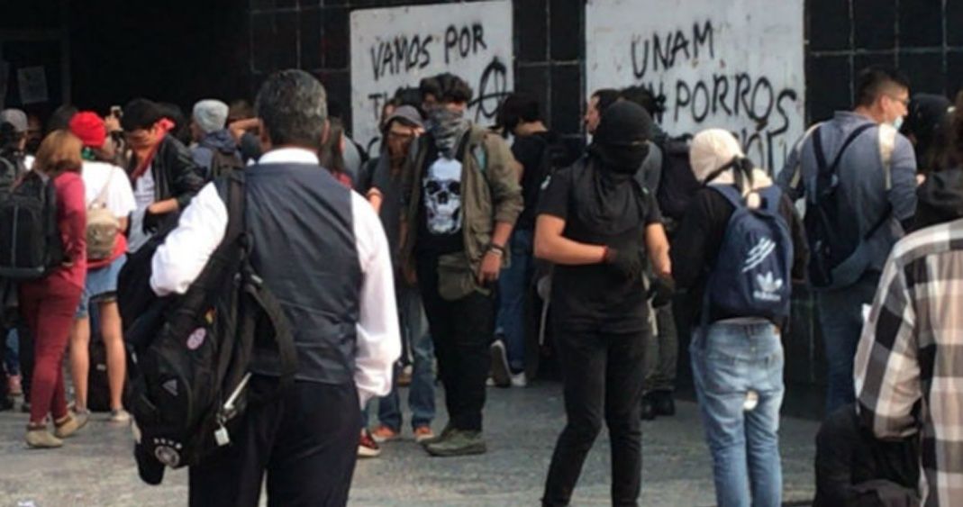 Les incidents à l'UNAM