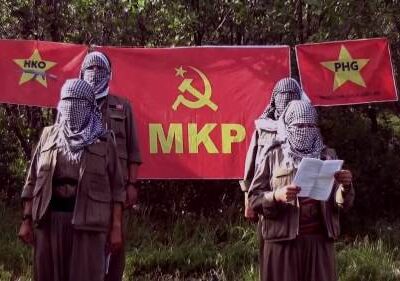 Combattants de la HKO, branche armée du MKP (Parti Communiste Maoïste)