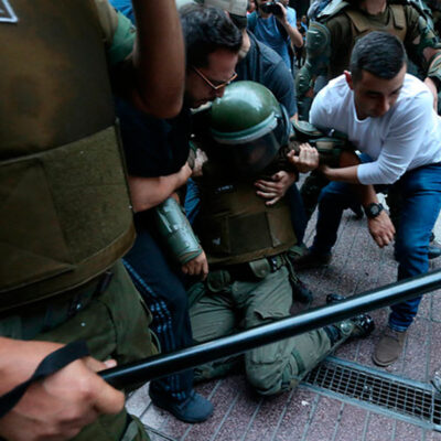 Un des carabiniers blessés hier