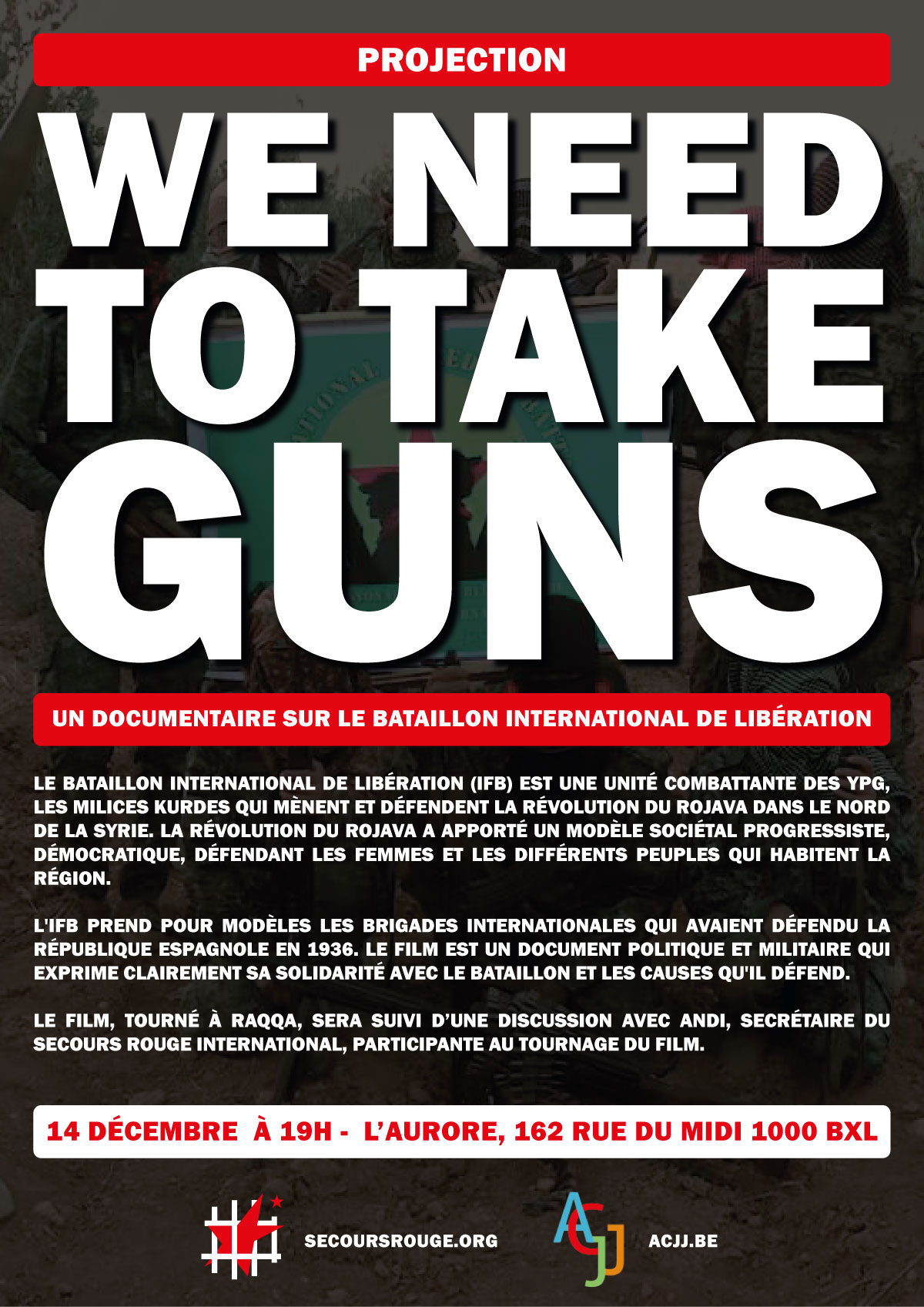 We need to take guns