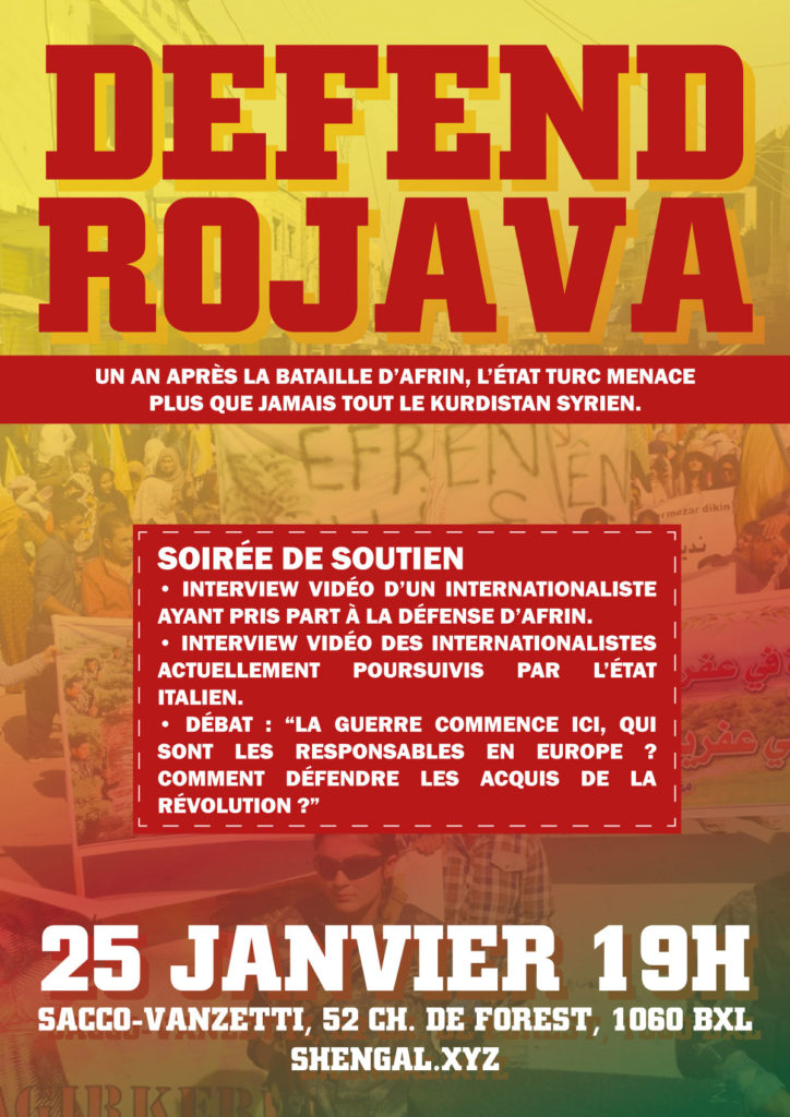 Soirée Defend Rojava