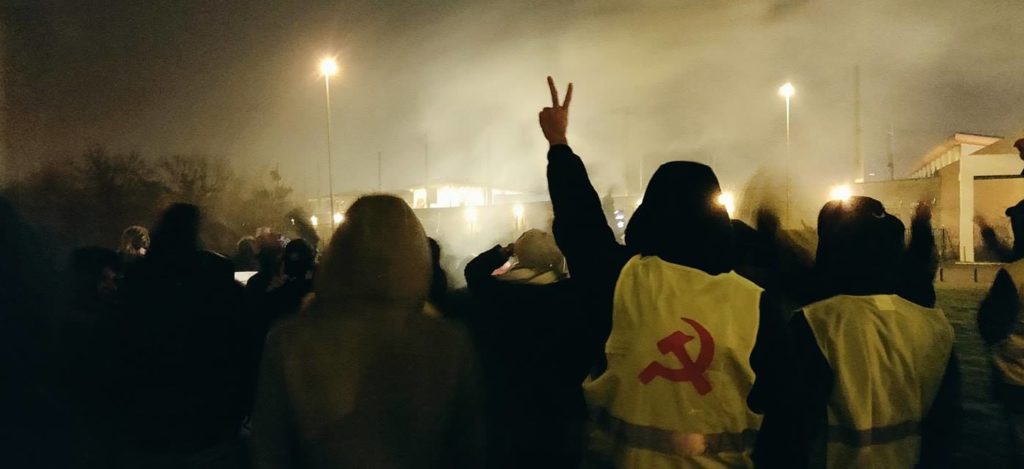 Gilets Jaunes devant la Maison d'Arrêt de Seysses (archive)