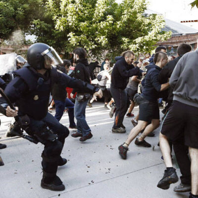 Incidents autour du squat évacué