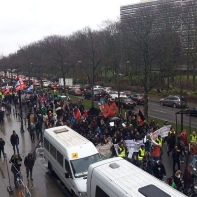 La manifestation de cet après-midi à Bruxelles