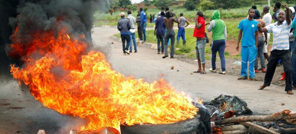 Manifestations au Zimbabwe