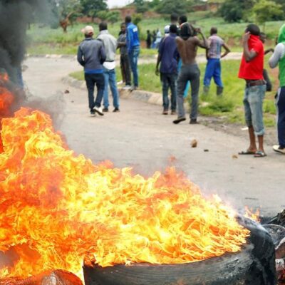 Manifestations au Zimbabwe
