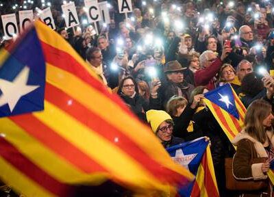La menifestation de Barcelone