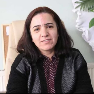 Yeliz Karaaslan, candidate au poste de maire adjoint du Parti démocratique populaire (HDP) pour Ağrı