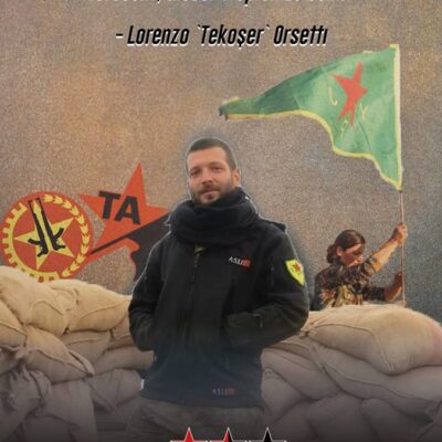 Affiche pour l'hommage organisé à Zürich (Suisse).