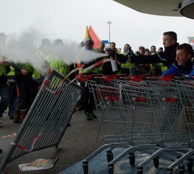 Les affrontements au Cora de Caen