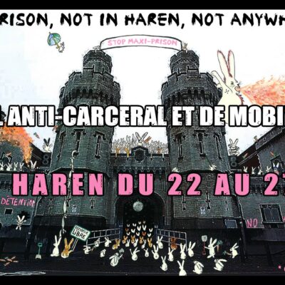 L'affiche du troisième festival anti-carcéral de Haren
