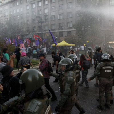Affrontements pour la visite de Bolsonaro
