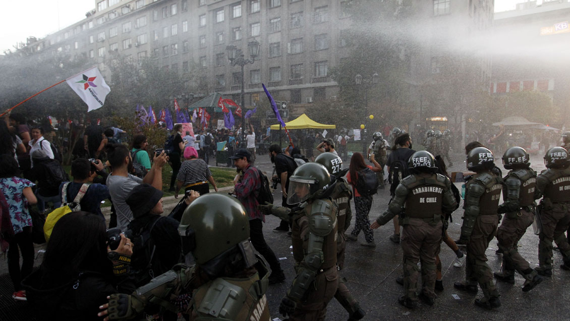 Affrontements pour la visite de Bolsonaro