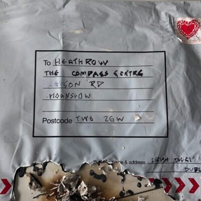 Un des colis piégés envoyés par l'IRA