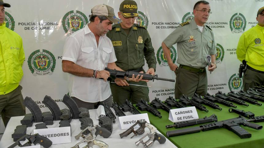 Matériel saisi chez le frère d’Arcila