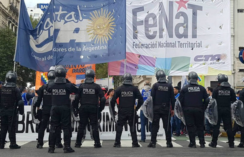 La manifestation de Buenos Aires