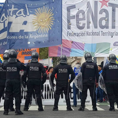 La manifestation de Buenos Aires