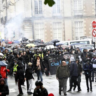 Le cortège de Nantes