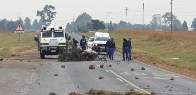 Barricade à Tshwane