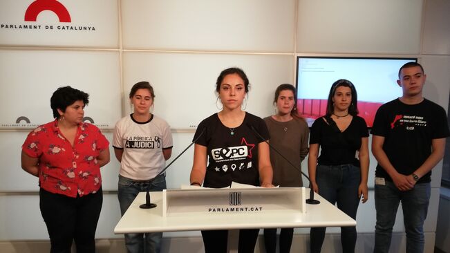 étudiants poursuivis en Catalogne