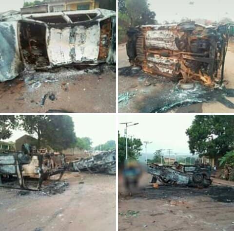 Traces des affrontements de la nuit de lundi à mardi