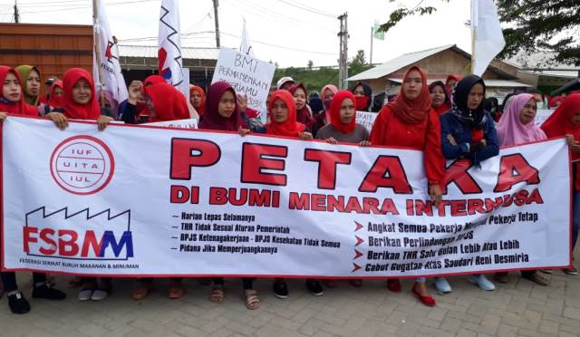 Manifestation de soutien à Reni Desmiria