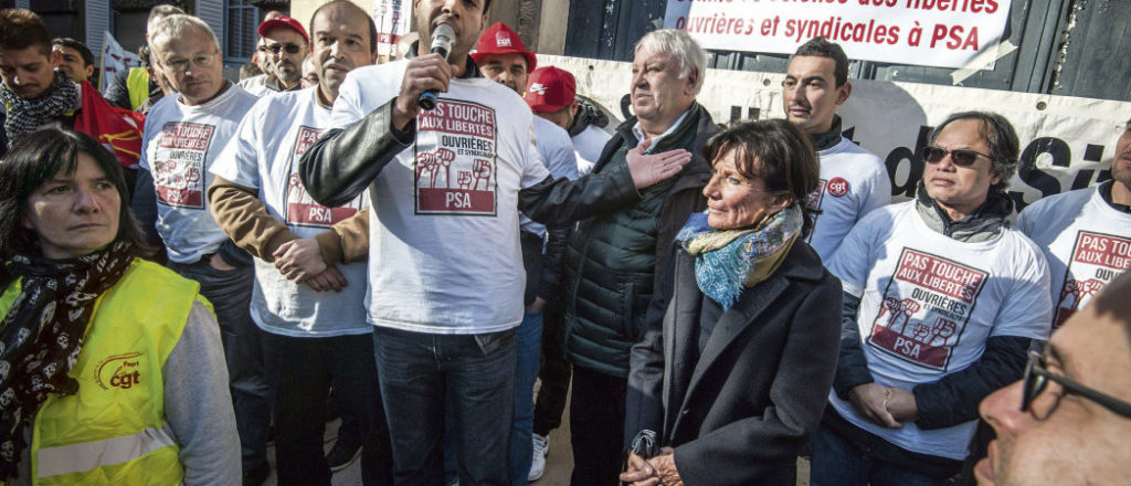 Manifestation solidaire avec les 9 de PSA Poissy Manifestation solidaire avec les 9 de PSA Poissy
