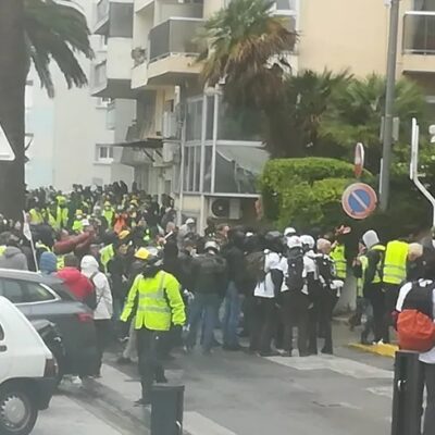 La manifestation de toulon