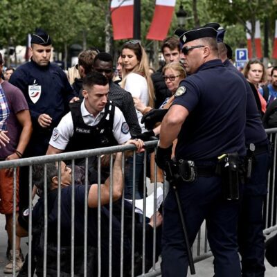 Arrestation cet après-midi à Paris