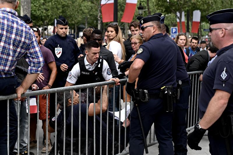 Arrestation cet après-midi à Paris