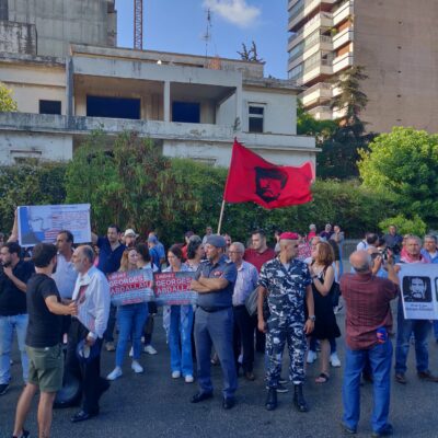 Manifestants ce dimanche à Beyrouth