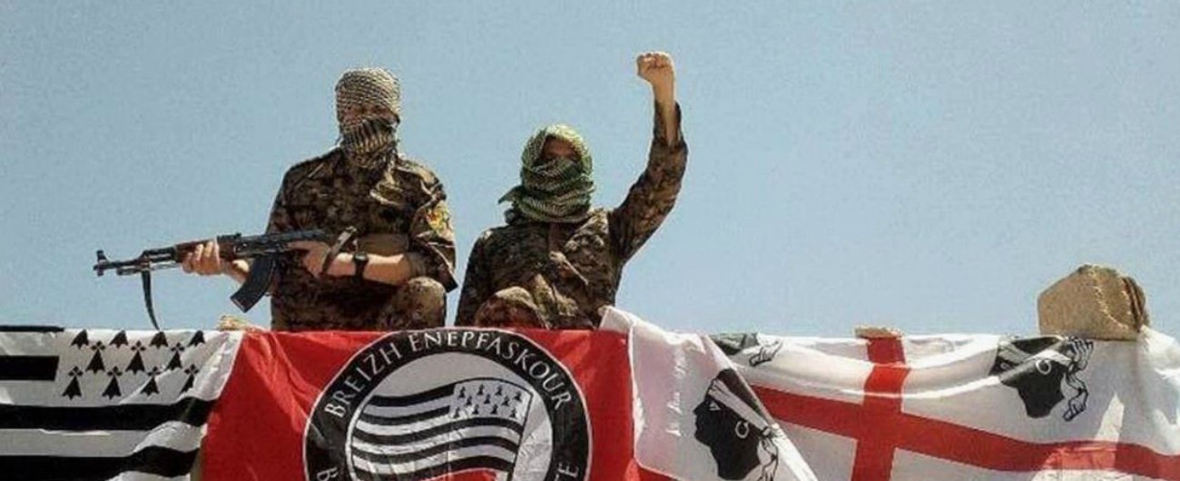 Internationalistes breton et sarde au Rojava