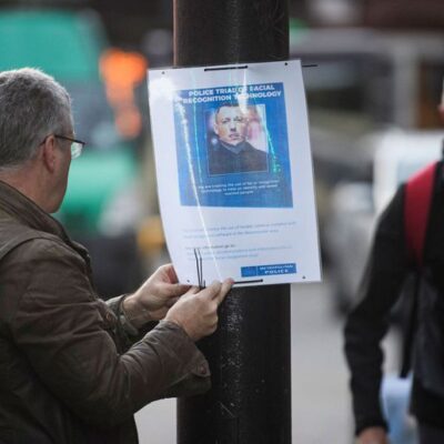 Signalisation de la reconnaissance faciale expérimentale à Londres