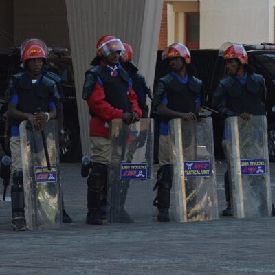 Déployement de forces de sécurité sur le campus de l'UKSN