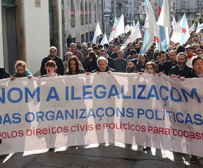 Manifestation de soutien aux 9 inculpés