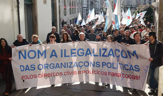 Manifestation de soutien aux 9 inculpés